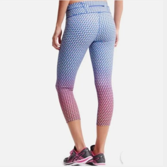 Athleta Vivid Sonar Capri Ombre Athletic Leggings XS - Picture 1 of 5